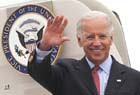 US Vice President Joe Biden arrives in India